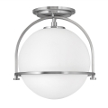 Quintiesse - SOMERSET ceiling light 1xE27/60W/230V Ø 28.2 cm matte chrome